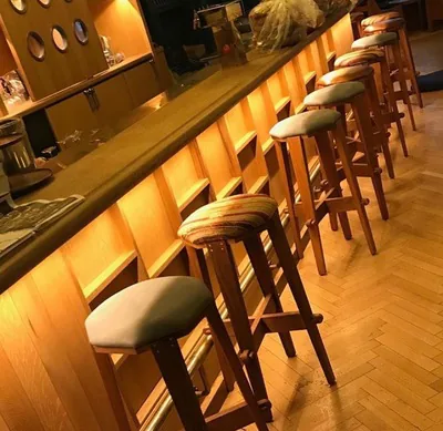 Restaurant bar stools reupholstered, New York, NY, by NYC Reupholstery